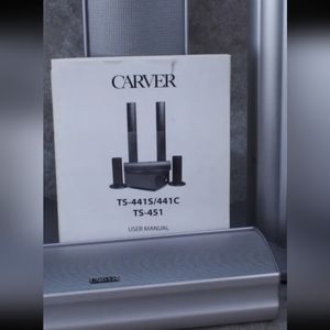Carver Home Office Surround Sound Entertainment System NIB silver NWT
